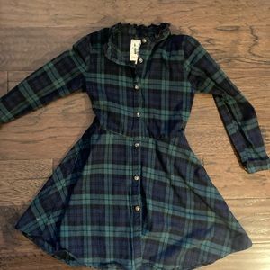 KJP Under the mistletoe flannel dress